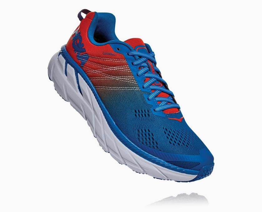 Hoka One One M Clifton 6 Wide Road Running Shoes NZ C571-248